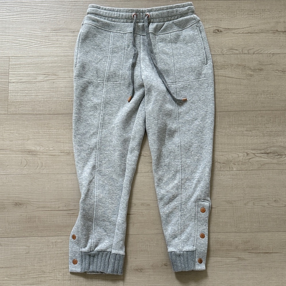 Saturday Sunday by Anthropologie - Dylan Cropped Joggers - Light Grey - XXSP